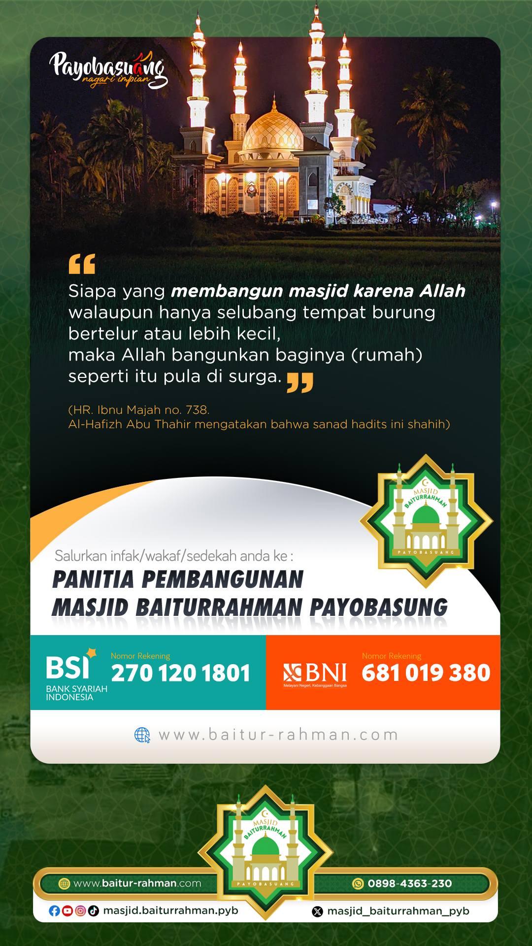 Masjid Baiturrahman Payobasuang